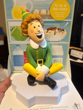 Hallmark Buddy the Elf Figurine - Green, Yellow & Black